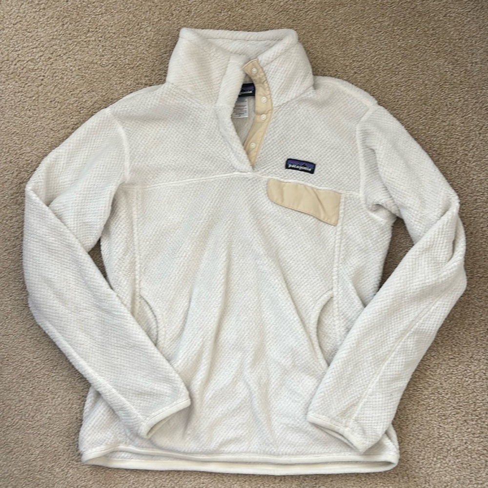 Patagonia Re-Tool Half Snap M Cream